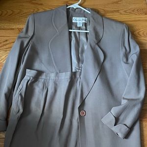 Christian Dior Vintage Women’s Skirt Suit Set